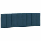 Bettgestell mit LED ohne Matratze "Hanko" Blau 160x200 cm Samt
