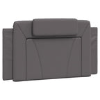 Bettgestell "Viana" mit LED ohne Matratze Grau 100x200 cm