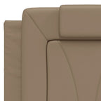 Bettgestell "Viana" mit LED ohne Matratze Cappuccino-Braun 120x200 cm