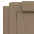 Bettgestell "Viana" mit LED ohne Matratze Cappuccino-Braun 160x200 cm