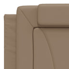 Bettgestell "Viana" mit LED ohne Matratze Cappuccino-Braun 180x200 cm