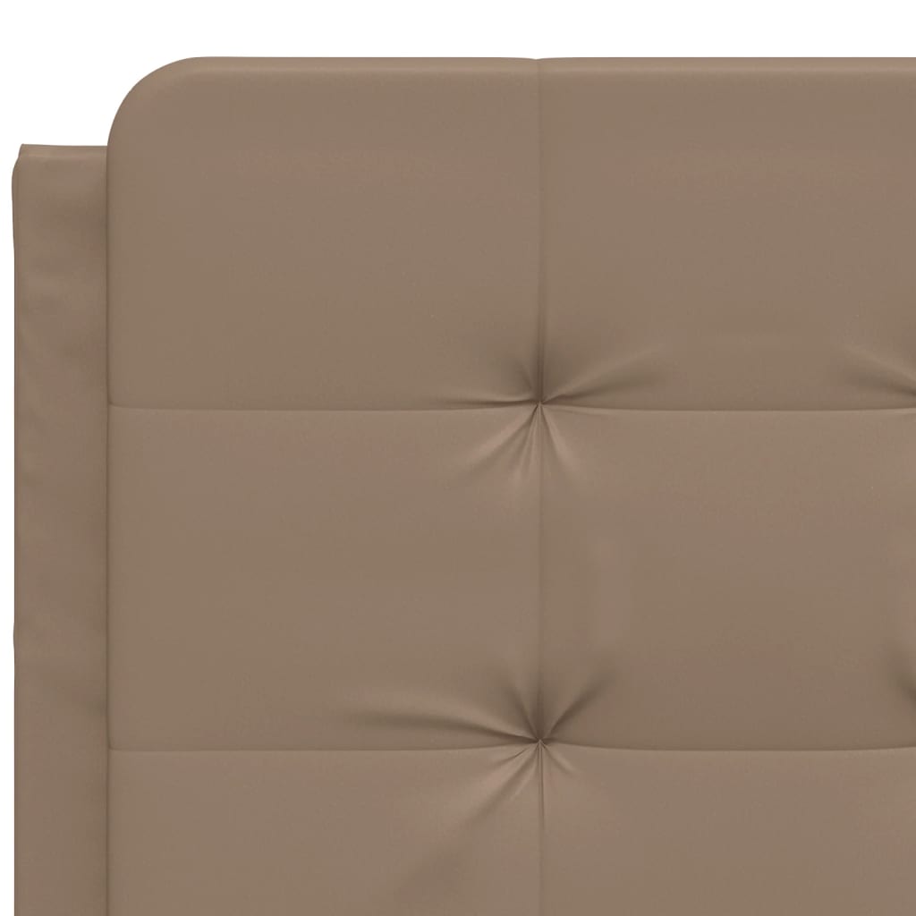 Bettgestell mit LED ohne Matratze "Zadar" Cappuccino-Braun 120x200 cm