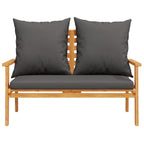5-tlg. Garten-Lounge-Set mit Kissen Massivholz Akazie