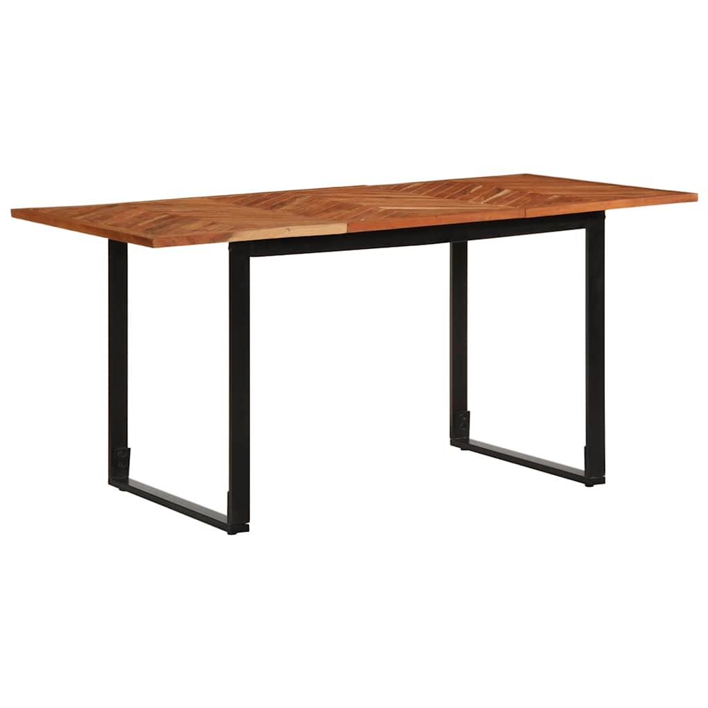 Esstisch 160x80x75 cm Massivholz Akazie