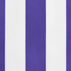 Markisenvolant Blau und Weiß Gestreift 3,5 m
