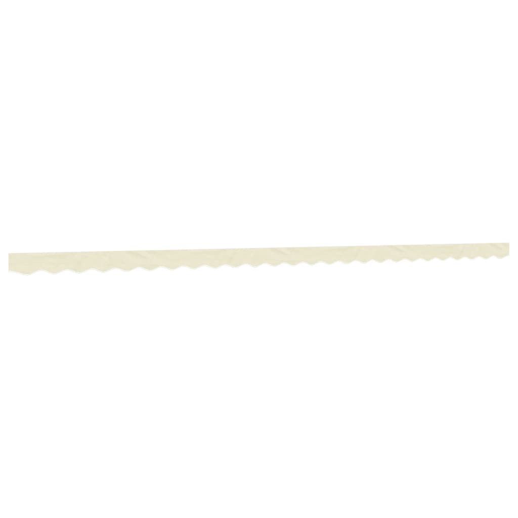 Markisenvolant Creme Gestreift 6 m