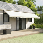 Markisenvolant Creme Gestreift 6 m