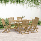 Gartenstühle 6 Stk. Klappbar 54x61x88 cm Massivholz Akazie