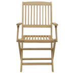 Gartenstühle 8 Stk. Klappbar 54x61x88 cm Massivholz Akazie