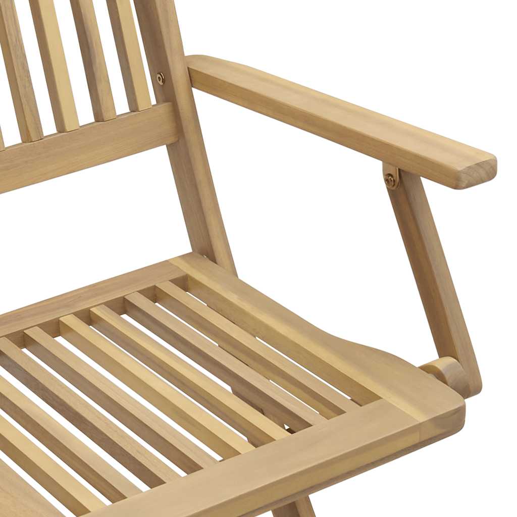 Gartenstühle 8 Stk. Klappbar 54x61x88 cm Massivholz Akazie