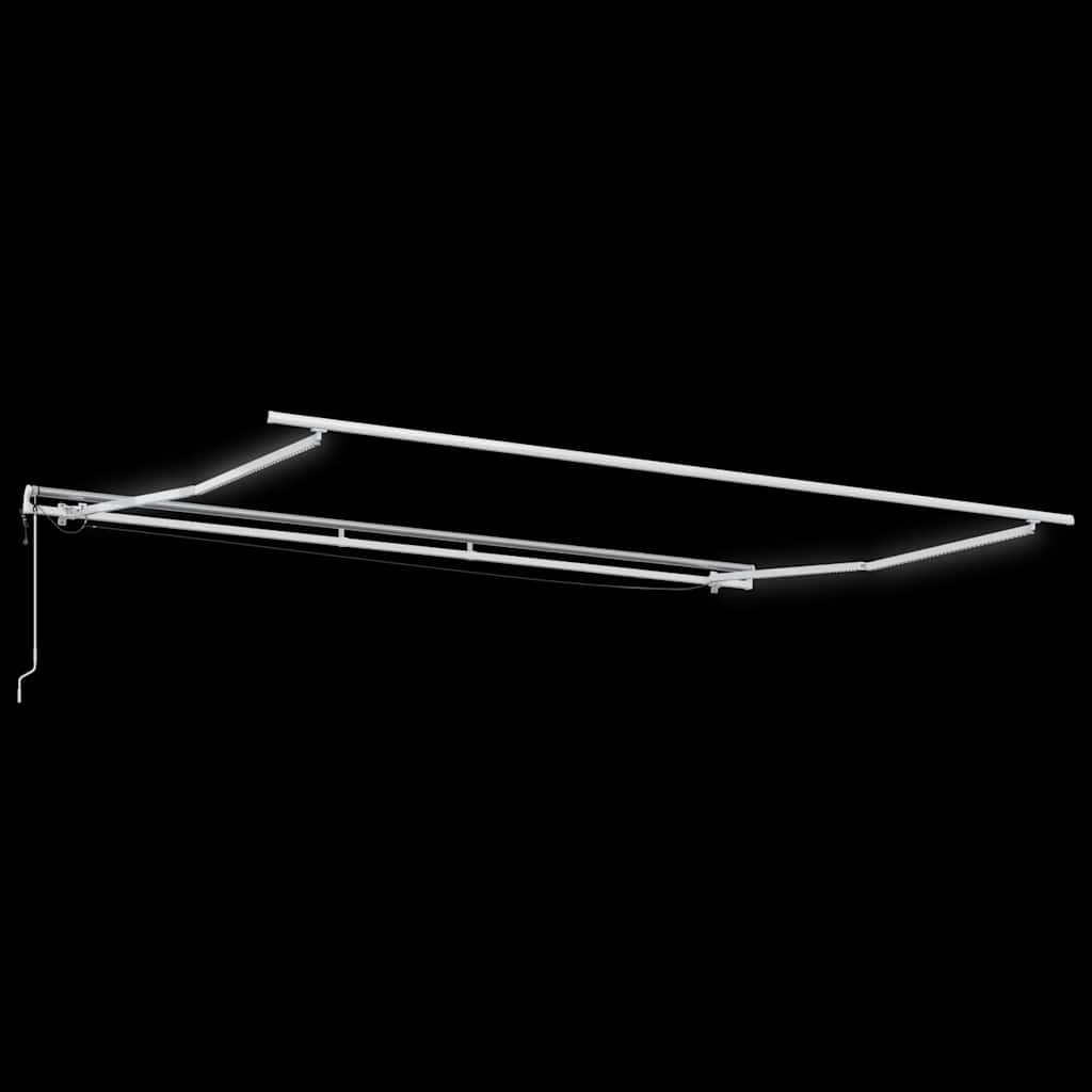 Markise Automatisch mit LED Weinrot 450x300 cm