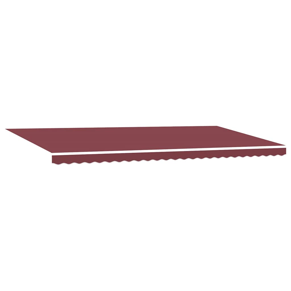 Markise Automatisch mit LED Weinrot 600x300 cm