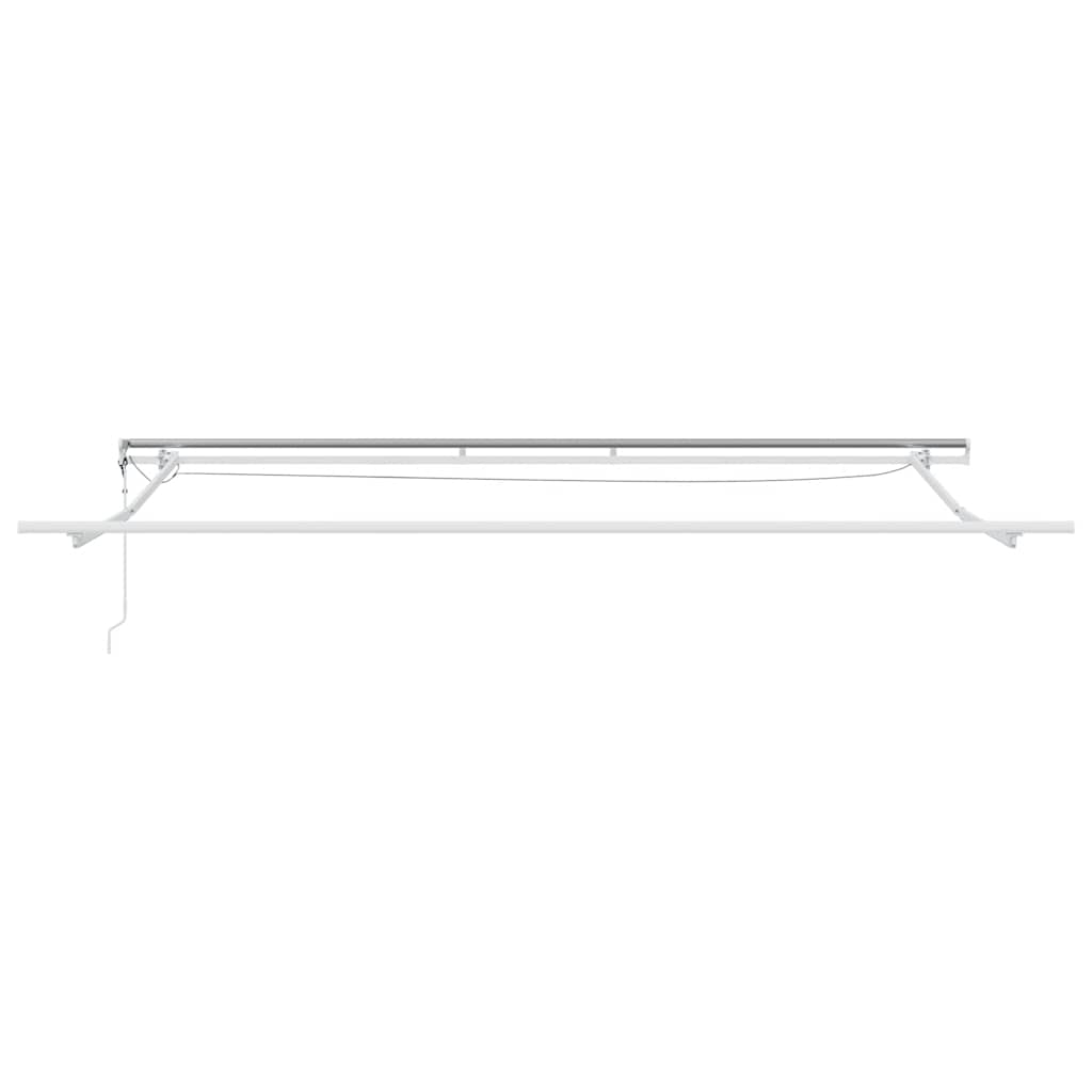 Markise Automatisch mit LED Braun 500x300 cm