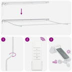 Markise Automatisch mit LED Braun 500x300 cm