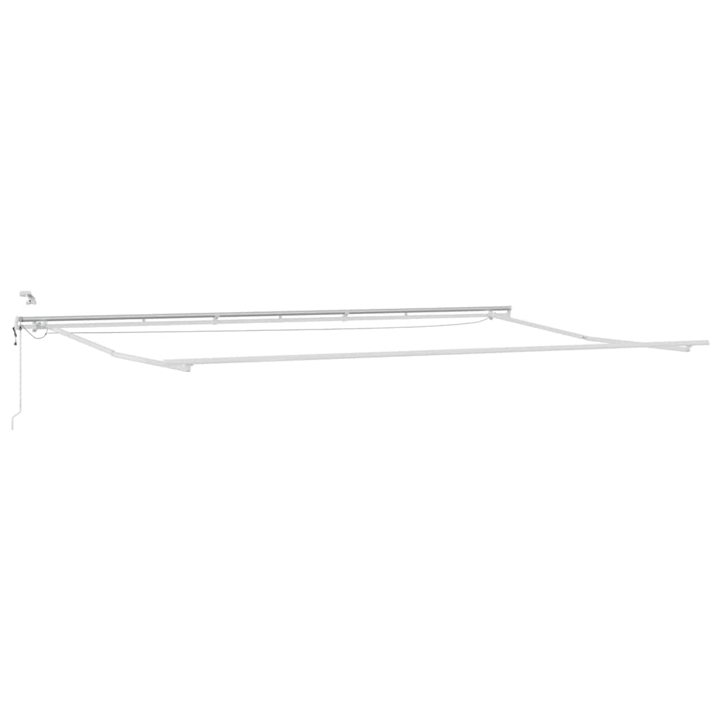 Markise Automatisch mit LED Braun 600x300 cm
