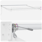 Markise Automatisch Braun 450x300 cm