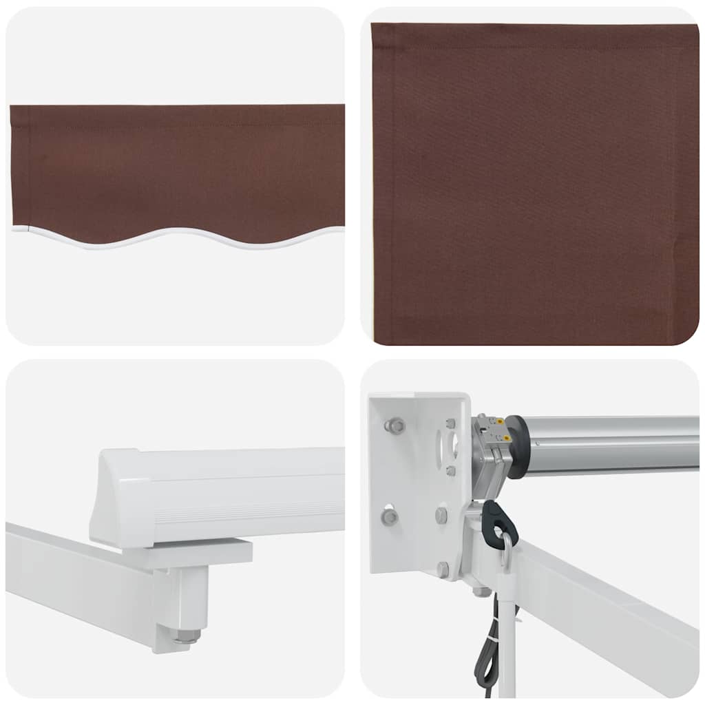 Markise Automatisch Braun 450x300 cm
