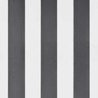Markise Einziehbar Anthrazit & Weiß 3,5x2,5 m Stoff & Aluminium