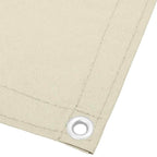 Balkon-Sichtschutz Creme 75x700 cm 100 % Polyester-Oxford
