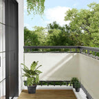 Balkon-Sichtschutz Creme 75x700 cm 100 % Polyester-Oxford