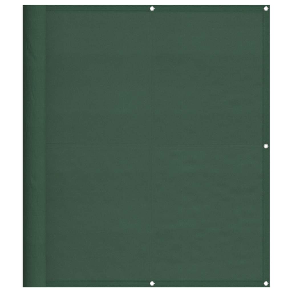 Balkon-Sichtschutz Dunkelgrün 120x700 cm 100 % Polyester-Oxford