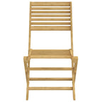 Gartenstühle 2 Stk. Klappbar 48,5x61,5x87 cm Massivholz Akazie
