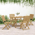 Gartenstühle 4 Stk. Klappbar 54x61x88 cm Massivholz Akazie