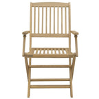 Gartenstühle 4 Stk. Klappbar 54x61x88 cm Massivholz Akazie