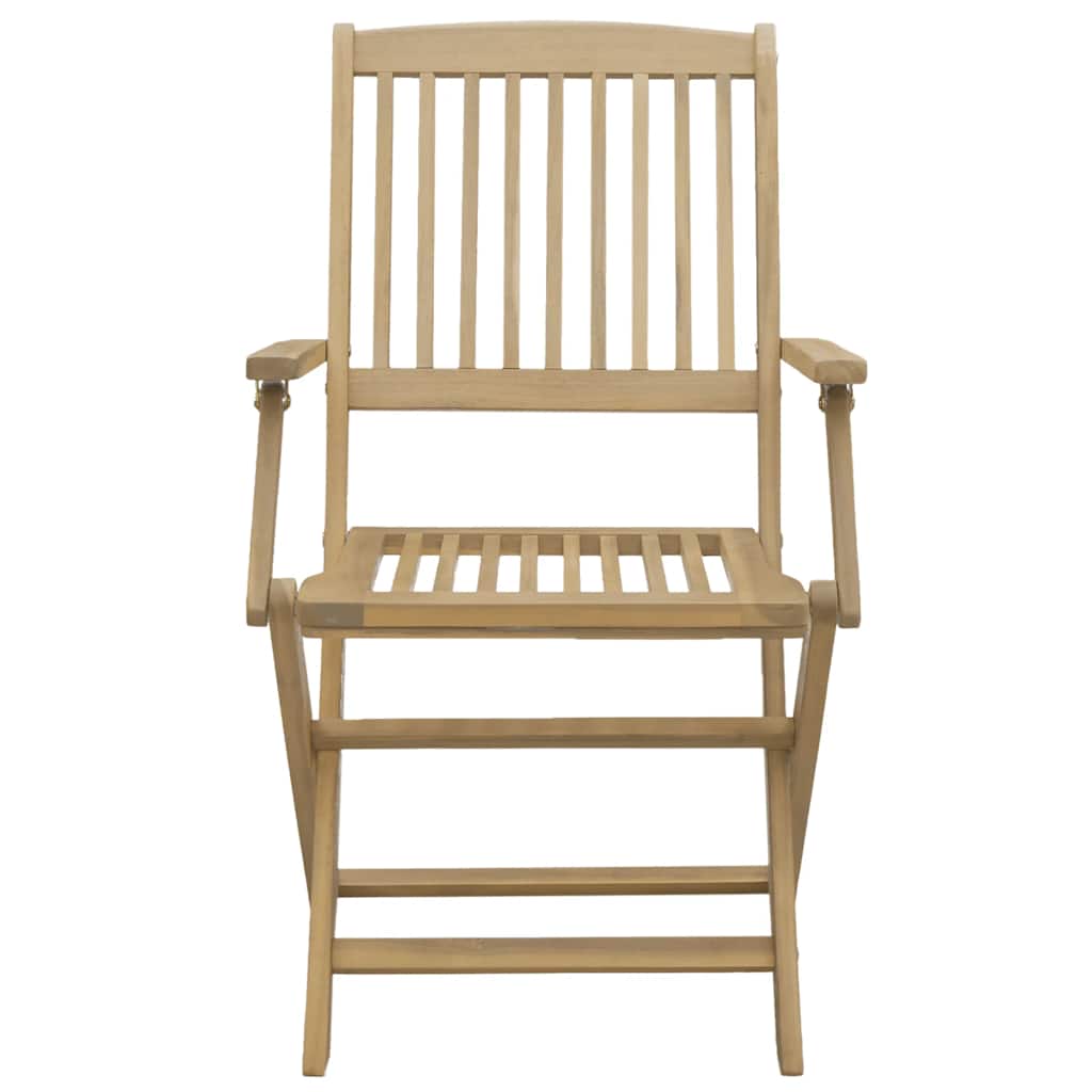 Gartenstühle 4 Stk. Klappbar 54x61x88 cm Massivholz Akazie