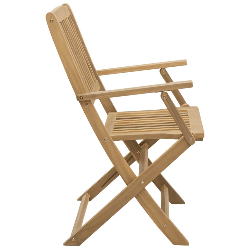 Gartenstühle 4 Stk. Klappbar 54x61x88 cm Massivholz Akazie