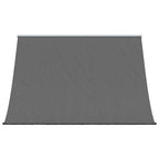 Markise Einziehbar Anthrazit 200x150 cm Stoff und Stahl