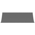 Markise Einziehbar Anthrazit 400x150 cm Stoff und Stahl
