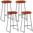 5-tlg. Bar-Set Raues Mangoholz und Metall