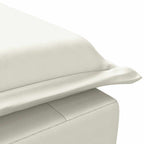 Massage-Chaiselongue mit Nackenrolle Creme Samt