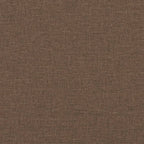 Chaiselongue mit Kissen Braun Stoff