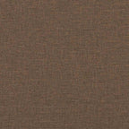 Massage-Chaiselongue mit Kissen Braun Stoff