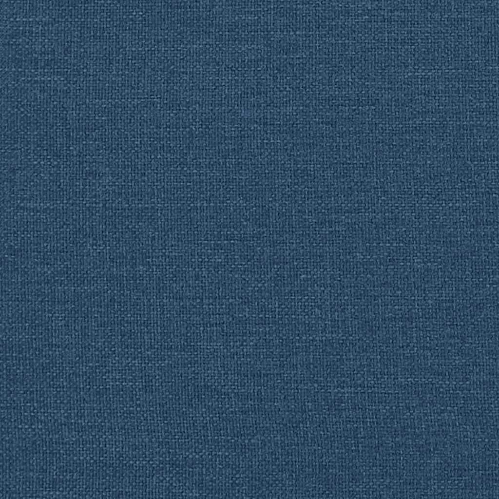 Massage-Chaiselongue mit Kissen Blau Stoff