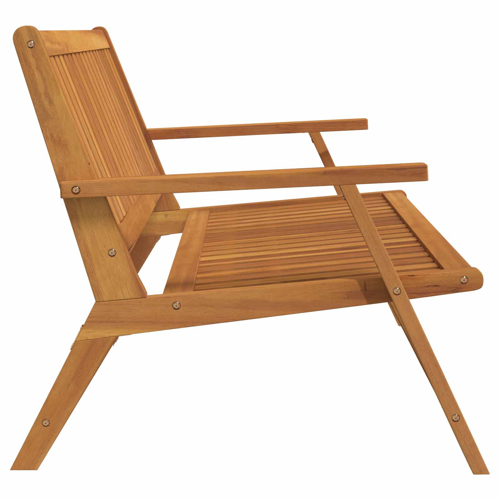 Relax Bank Braun Massivholz Akazie