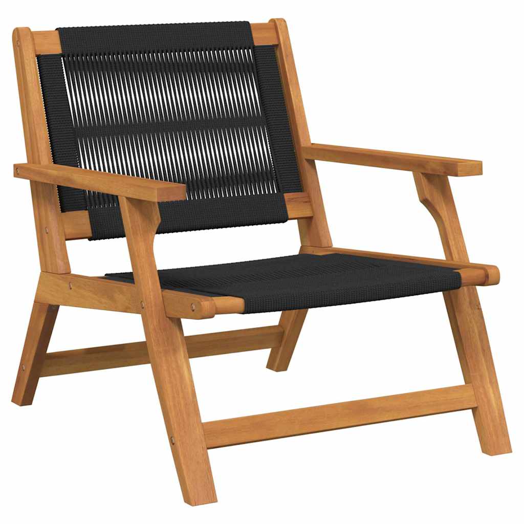gartenmöbel 2 pcs Schwarz 67 x 76 x 73 cm Massivholz Akazie