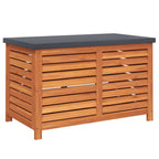 Gartenbox 90x48x55 cm Massivholz Eukalyptus