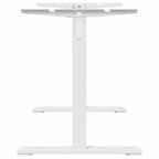 Gestell für Sitz-Steh-Schreibtische Weiß (94-135)x60x(70-114)cm