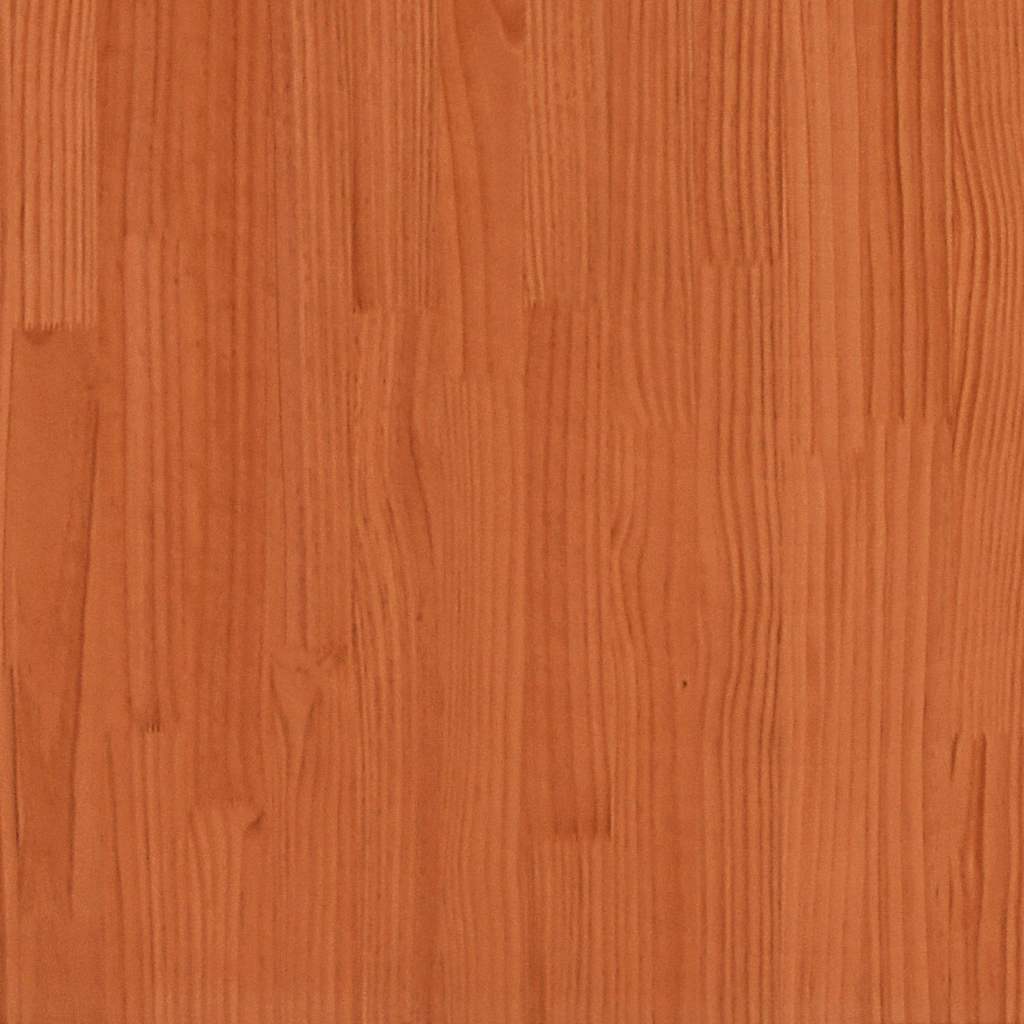 8tlg. Garten-Lounge-Set mit Kissen Wachsbraun Massivholz Kiefer