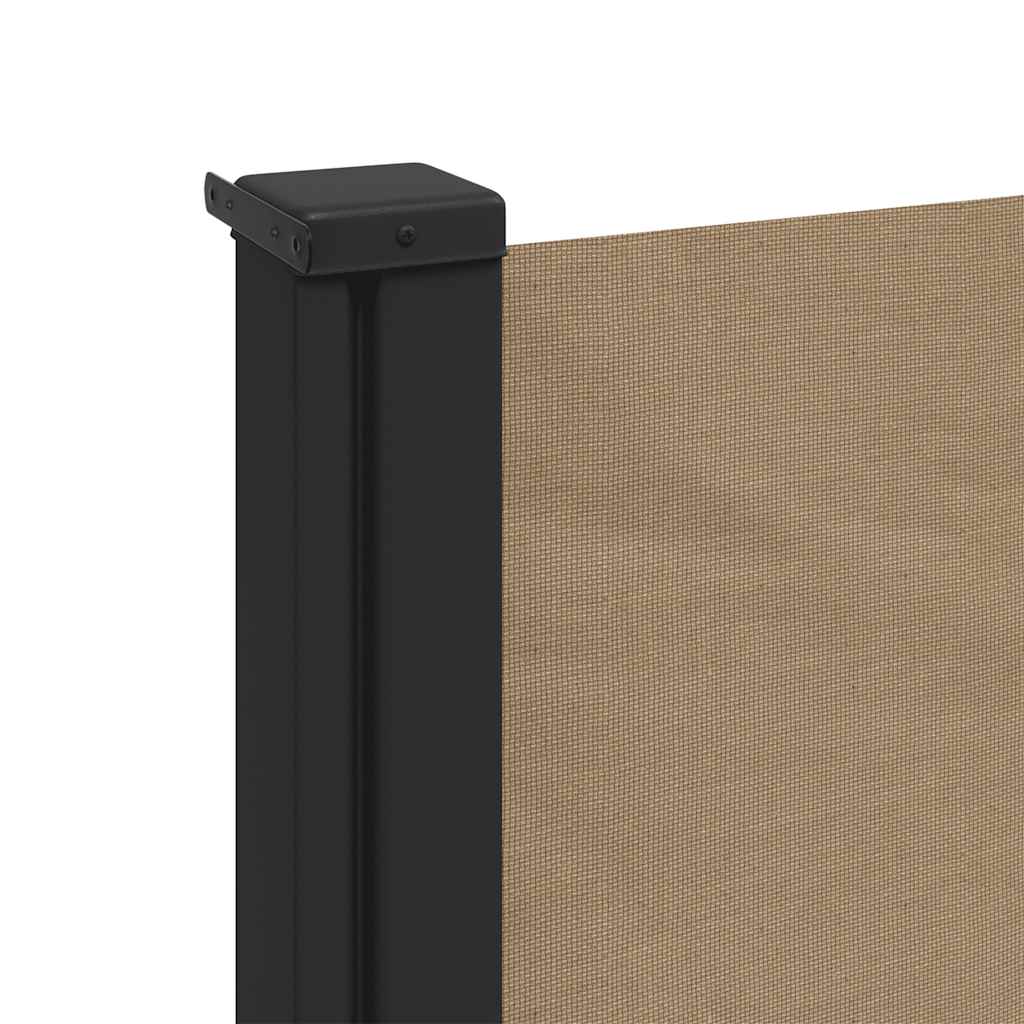 Seitenmarkise Ausziehbar Taupe 100x300 cm