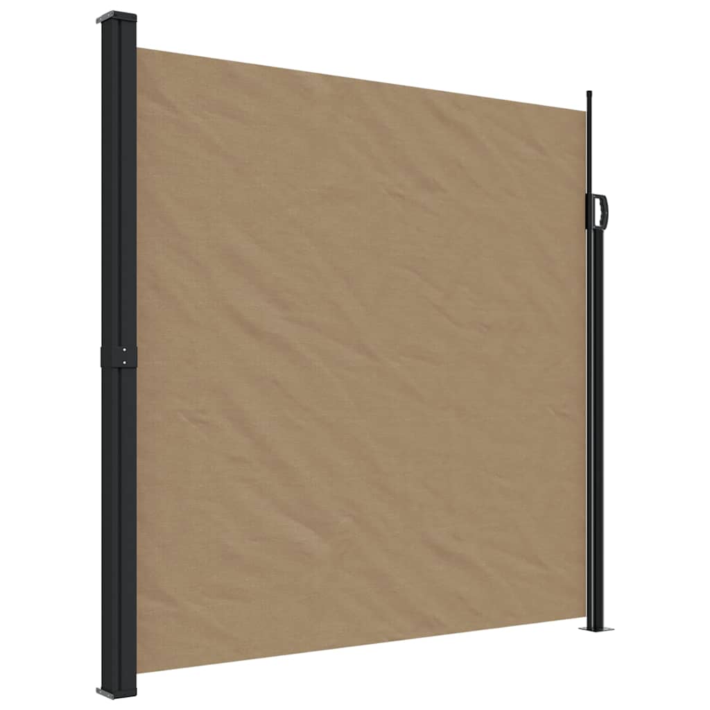 Seitenmarkise Ausziehbar Taupe 200x300 cm