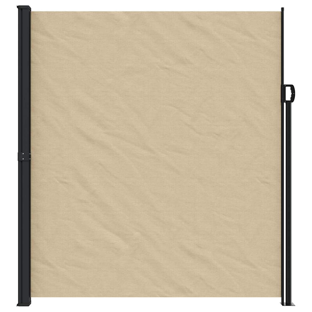 Seitenmarkise Ausziehbar Beige 220x300 cm