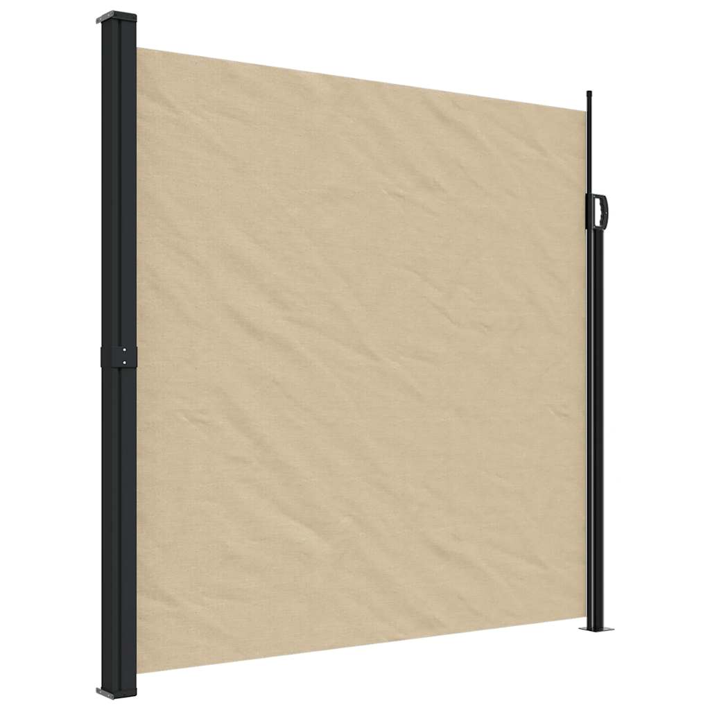 Seitenmarkise Ausziehbar Beige 200x500 cm