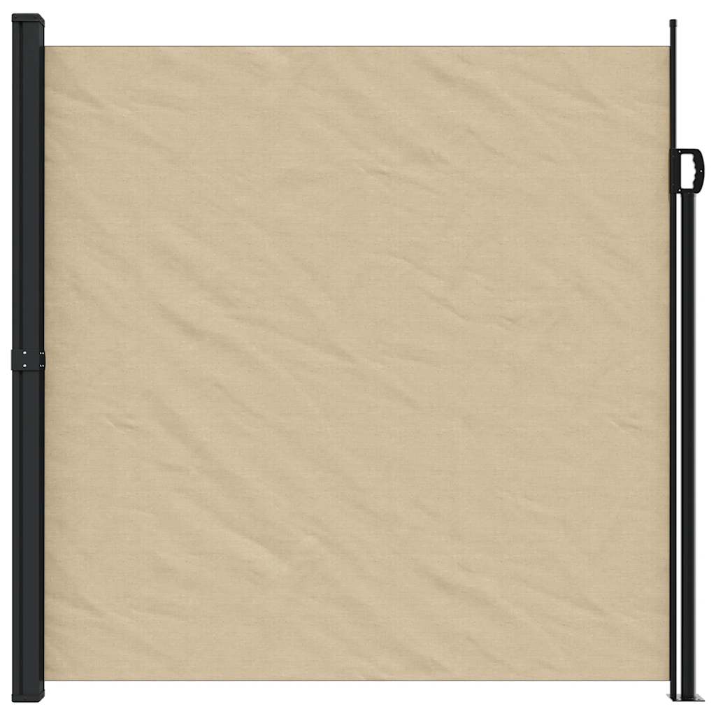 Seitenmarkise Ausziehbar Beige 200x500 cm