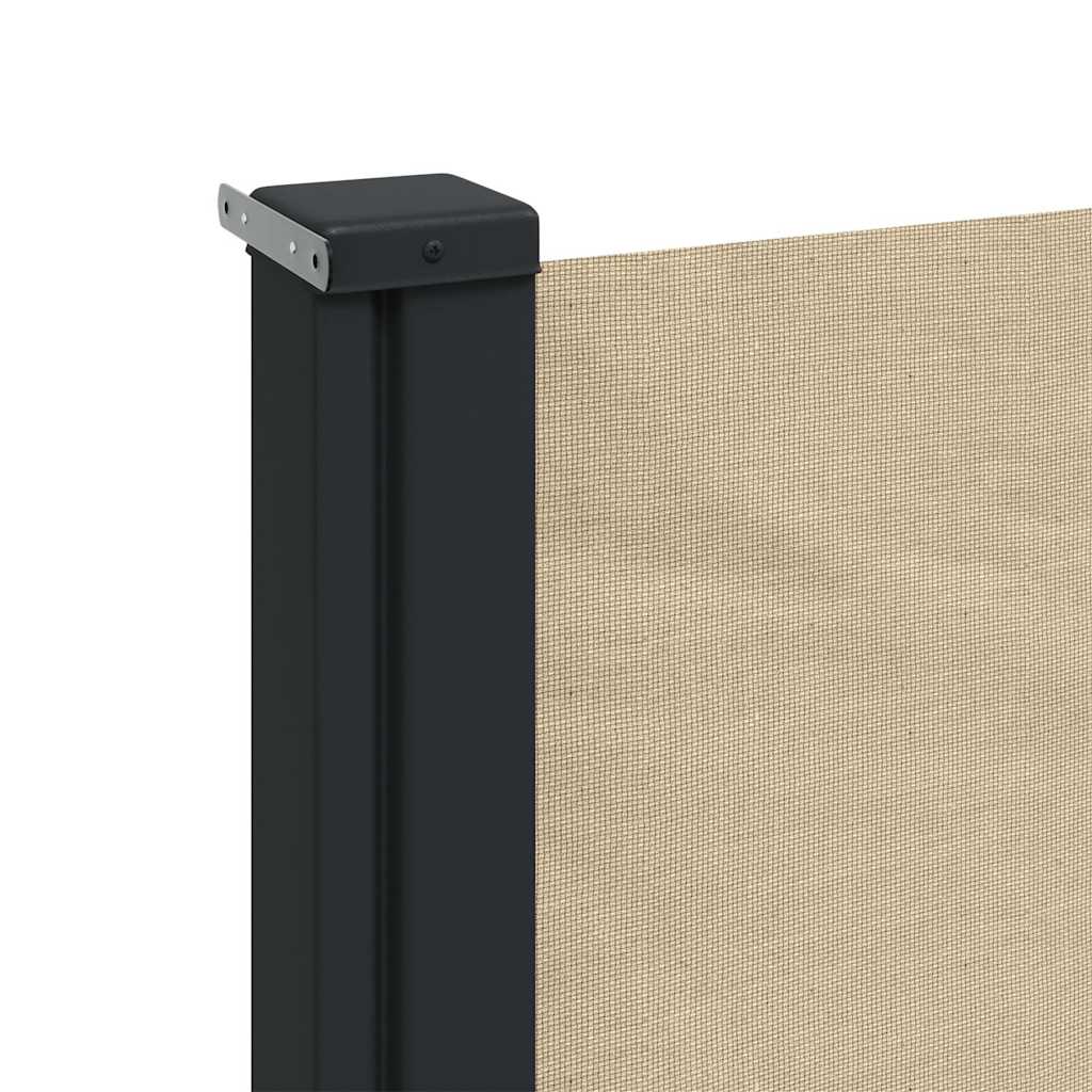 Seitenmarkise Ausziehbar Beige 200x500 cm