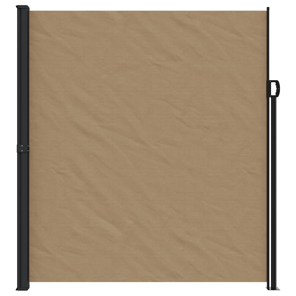 Seitenmarkise Ausziehbar Taupe 220x500 cm