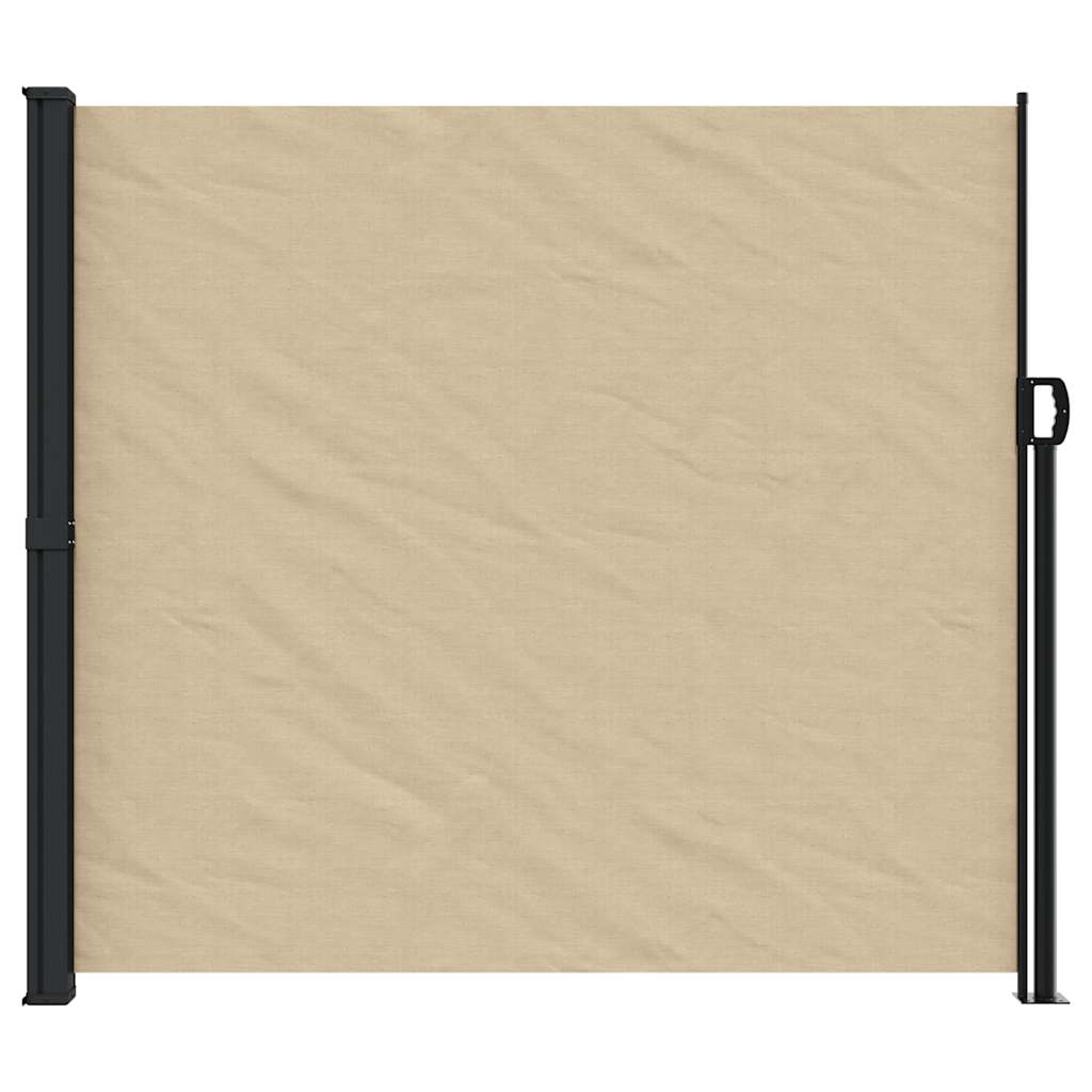Seitenmarkise Ausziehbar Beige 180x600 cm